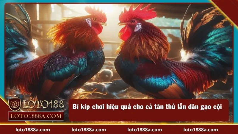 Cách chơi đá gà Loto188 giúp bạn bùng nổ từ cú đá đầu tiên