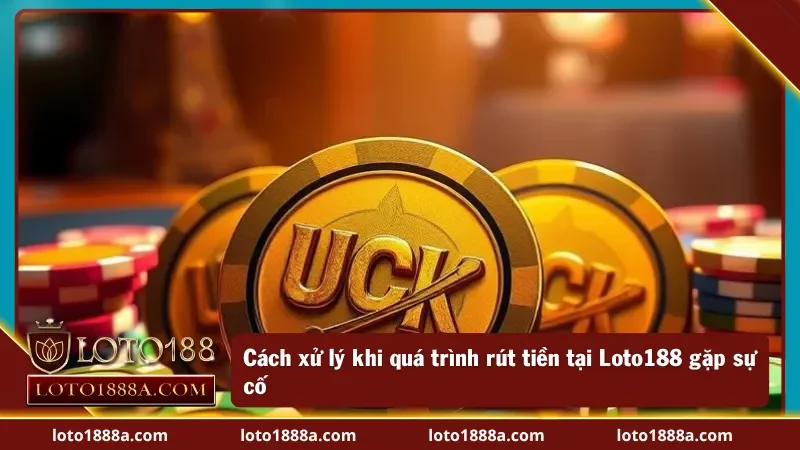 Cách xử lý khi gặp sự cố trong quá trình rút tiền tại LOTO188 